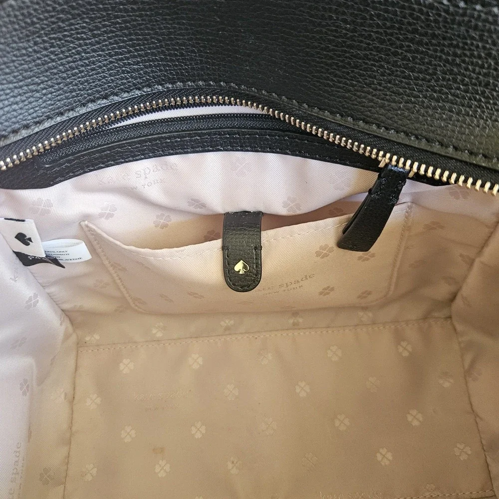 Kate Spade New York Sydney Medium Satchel Black/Black Retail $298 Crossbody‎